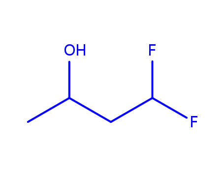 Molecular Structure of 64037-40-7 (4,4-Difluoro-2-butanol)