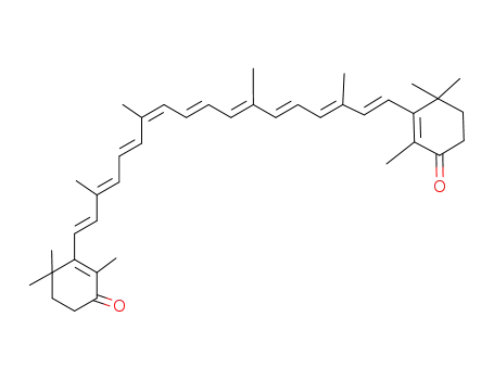 Molecular Structure of 101915-55-3 (13-cis canthaxanthin)