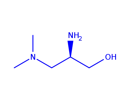 Molecular Structure of 401915-90-0 (1-Propanol, 2-amino-3-(dimethylamino)-, (2R)-)