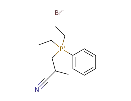 Diethyl-(2-cyan-propyl)-phenyl-phosphonium-ion
