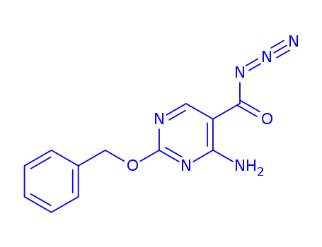 4-Amino-2-(benzyloxy)pyrimidine-5-carbonyl azide