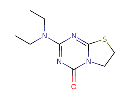 2-(ジエチルアミノ)-6,7-ジヒドロ-4H-チアゾロ[3,2-a]-1,3,5-トリアジン-4-オン