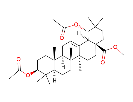 3β.19α-diacetoxy-18α-oleanen-(12)-oic acid-(28)-methyl ester