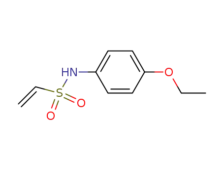 Molecular Structure of 75454-12-5 (ethenesulfonic acid <i>p</i>-phenetidide)