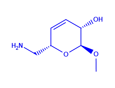 alpha-D-threo-Hex-3-enopyranoside, methyl 6-amino-3,4,6-trideoxy- (9CI)