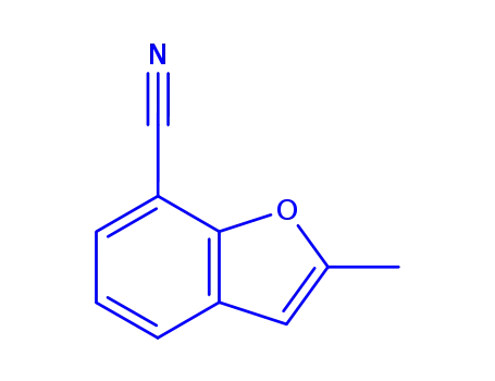 Molecular Structure of 515163-42-5 (7-Benzofurancarbonitrile,  2-methyl-)