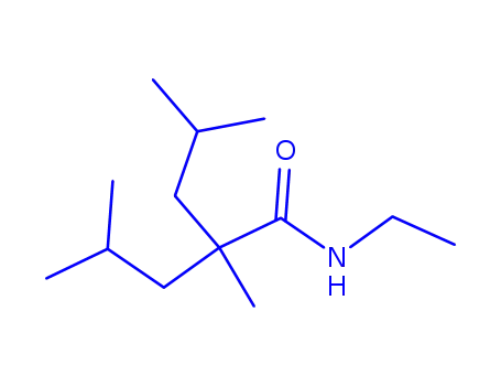 Molecular Structure of 51115-80-1 (N-ethyl-2-isobutyl-2,4-dimethylvaleramide)