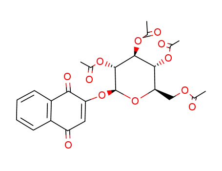 1,4-dioxo-1,4-dihydronaphthalen-2-yl 2,3,4,6-tetra-O-acetyl-beta-D-glucopyranoside