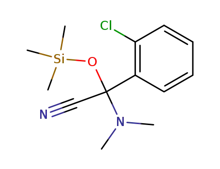 (2-Chloro-phenyl)-dimethylamino-trimethylsilanyloxy-acetonitrile