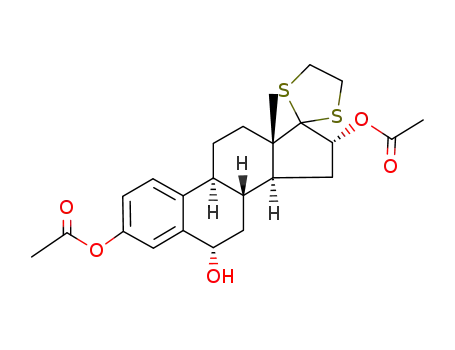 3,16α-diacetoxy-6α-hydroxy-1,3,5(10)-estratriene-17-one 17-ethylenedithioketal