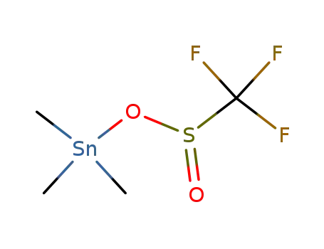 Trimethyl[[(trifluoromethyl)sulfinyl]oxy]stannane