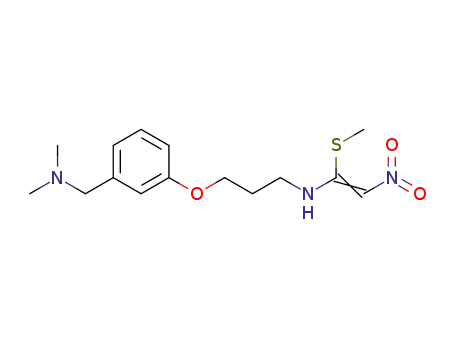 [3-(3-Dimethylaminomethyl-phenoxy)-propyl]-((E)-1-methylsulfanyl-2-nitro-vinyl)-amine