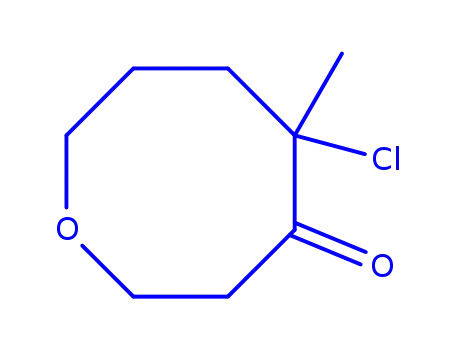 Molecular Structure of 521275-88-7 (4-Oxocanone,  5-chloro-5-methyl-)