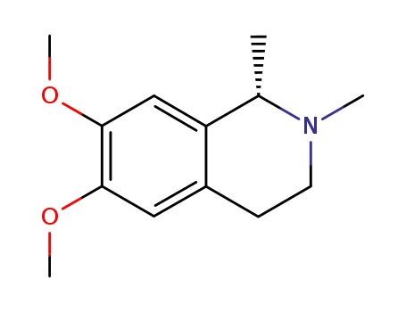 Isoquinoline, 1,2,3,4-tetrahydro-6,7-dimethoxy-1,2-dimethyl-, (S)-