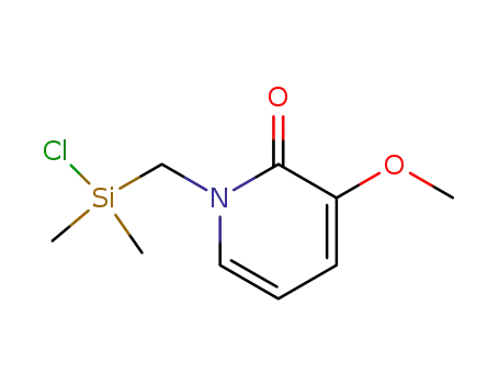 2(1H)-Pyridinone, 1-[(chlorodimethylsilyl)methyl]-3-methoxy-