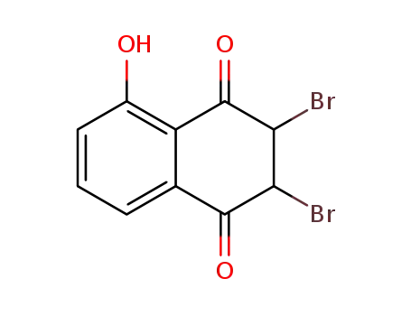 2,3-dibromo-5-hydroxy-2,3-dihydro-[1,4]naphthoquinone