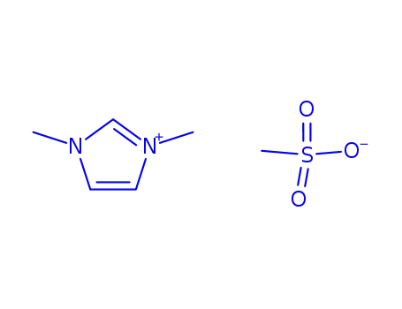 Molecular Structure of 521304-36-9 (1,3-Dimethylimidazolium methanesulfonate)