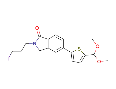 5-(5-(dimethoxymethyl)thiophen-2-yl)-2-(3-iodopropyl)-isoindolin-1-one