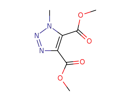 Molecular Structure of 73500-07-9 (1H-1,2,3-Triazole-4,5-dicarboxylic acid, 1-methyl-, dimethyl ester)