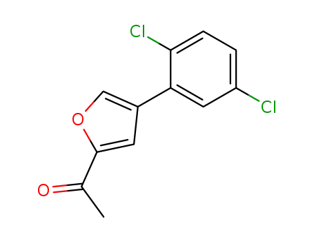 Molecular Structure of 99113-88-9 (2-acetyl-4-(2,5-dichlorophenyl)furan)