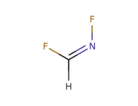 Molecular Structure of 59012-20-3 (Methanimidoyl fluoride, N-fluoro-, (Z)-)
