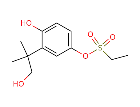 4-hydroxy-3-(2-hydroxy-1,1-dimethylethyl)phenyl ethanesulphonate