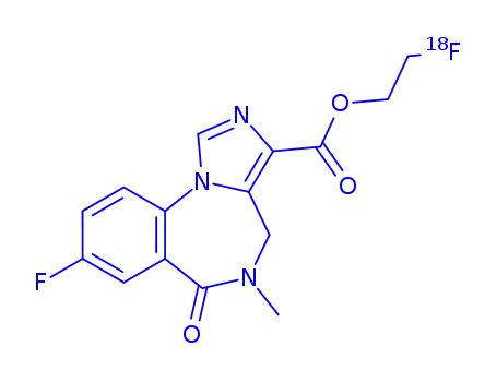 Molecular Structure of 676437-19-7 (3'-(2-FLUOROETHYL)FLUMAZENIL)