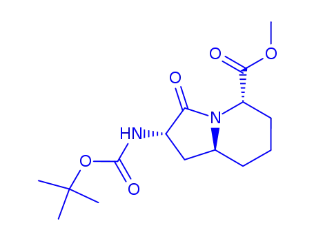 2-TERT-BUTOXYCARBONYLAMINO-3-OXO-OCTAHYDRO-INDOLIZINE-5-CARBOXYLIC ACID METHYL ESTER
