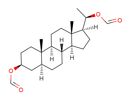 3β,20(R)-diformyloxy-5αH-pregnane