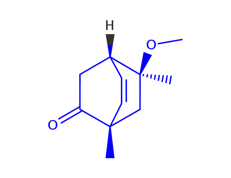 Bicyclo[2.2.2]oct-5-en-2-one, 8-methoxy-1,8-dimethyl- (9CI)