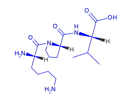 (2S)-2-[[(2S)-1-[(2S)-2,6-diaminohexanoyl]pyrrolidine-2-carbonyl]amino]-3-methylbutanoic acid