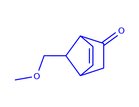 Molecular Structure of 62912-32-7 (Bicyclo[2.2.1]hept-5-en-2-one, 7-(methoxymethyl)-)