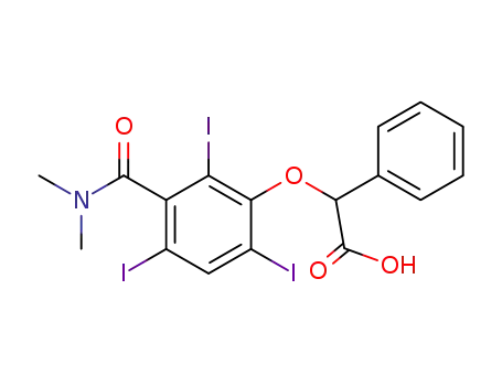 (3-Dimethylcarbamoyl-2,4,6-triiodo-phenoxy)-phenyl-acetic acid