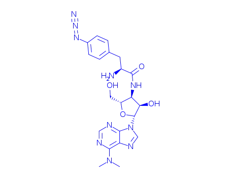 Molecular Structure of 67607-41-4 (4-azidopuromycin)
