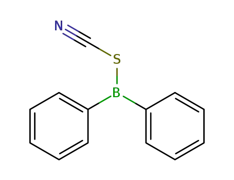 Molecular Structure of 24697-43-6 (diphenyl thiocyanborane)