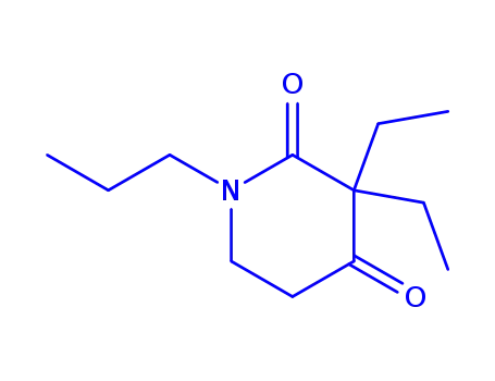 2,4-피페리딘디온,3,3-디에틸-1-프로필-(9CI)
