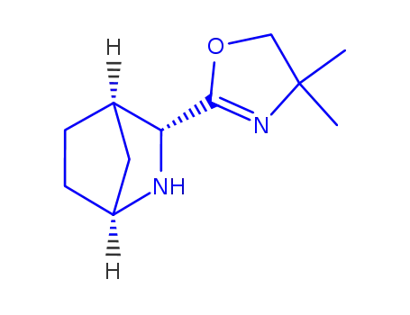 Molecular Structure of 700867-42-1 (2-Azabicyclo[2.2.1]heptane,3-(4,5-dihydro-4,4-dimethyl-2-oxazolyl)-,(1S,3R,4R)-(9CI))