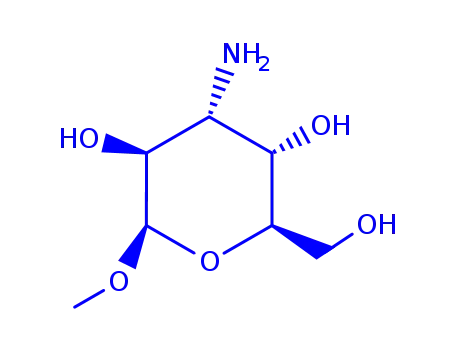 Molecular Structure of 769870-73-7 (beta-D-Altropyranoside, methyl 3-amino-3-deoxy- (9CI))