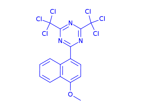 1,3,5-Triazine,2-(4-methoxy-1-naphthalenyl)-4,6-bis(trichloromethyl)-