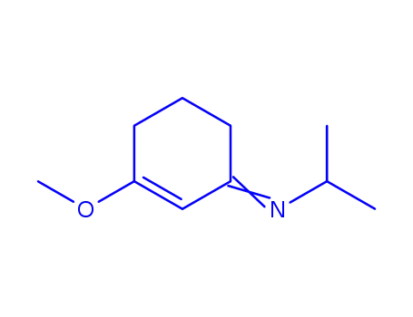 Molecular Structure of 692717-26-3 (2-Propanamine,N-(3-methoxy-2-cyclohexen-1-ylidene)-(9CI))