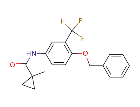4'-(Benzyloxy)-3'-trifluoromethyl-1-methylcyclopropanecarboxanilide