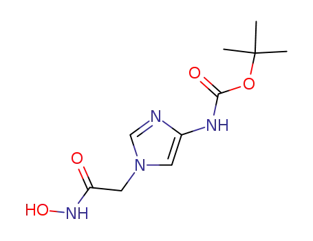 Carbamic acid, [1-[2-(hydroxyamino)-2-oxoethyl]-1H-imidazol-4-yl]-,
1,1-dimethylethyl ester