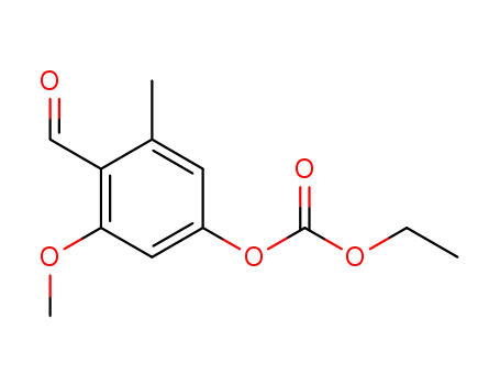 4-ethoxycarbonyloxy-2-methoxy-6-methyl-benzaldehyde