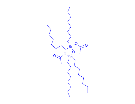 Aceticacid, 1,1'-(1,1,3,3-tetraoctyl-1,3-distannoxanediyl) ester