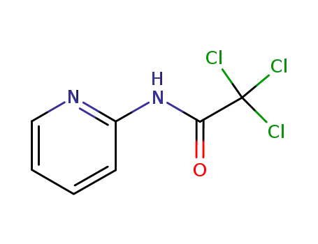Molecular Structure of 53456-47-6 (Acetamide, 2,2,2-trichloro-N-2-pyridinyl-)