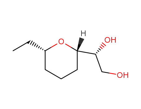 (R)-1-((2S,6S)-6-Ethyl-tetrahydro-pyran-2-yl)-ethane-1,2-diol