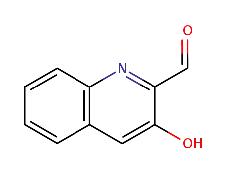 Molecular Structure of 5374-97-0 (2-Quinolinecarboxaldehyde, 3-hydroxy-)