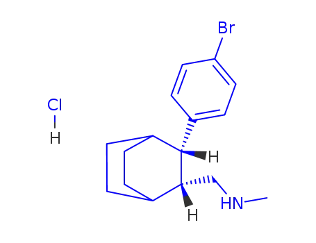 Molecular Structure of 69725-26-4 ([(2R)-3-(4-bromophenyl)bicyclo[2.2.2]oct-2-yl]-N-methylmethanaminium chloride)