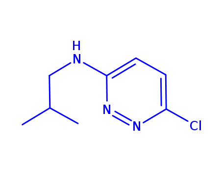 Molecular Structure of 686277-32-7 (6-CHLORO-N-(2-METHYLPROPYL)-3-PYRIDAZINAMINE)