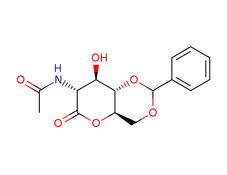 2-아세틸아미노-2-데옥시-4-O,6-O-벤질리덴-D-글루콘산 δ-락톤